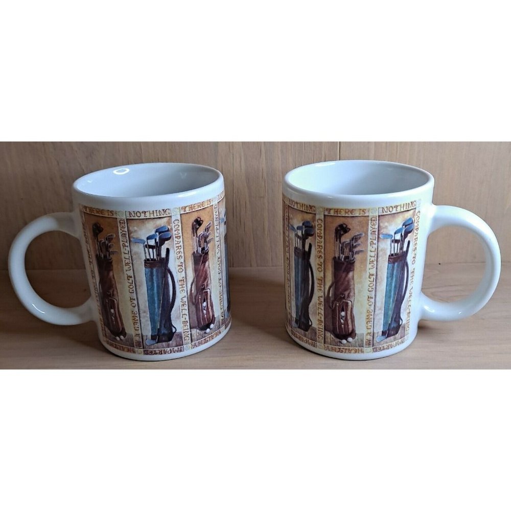 Sherwood Brands of RI, Inc Pair of Golf Bag Printed Mugs